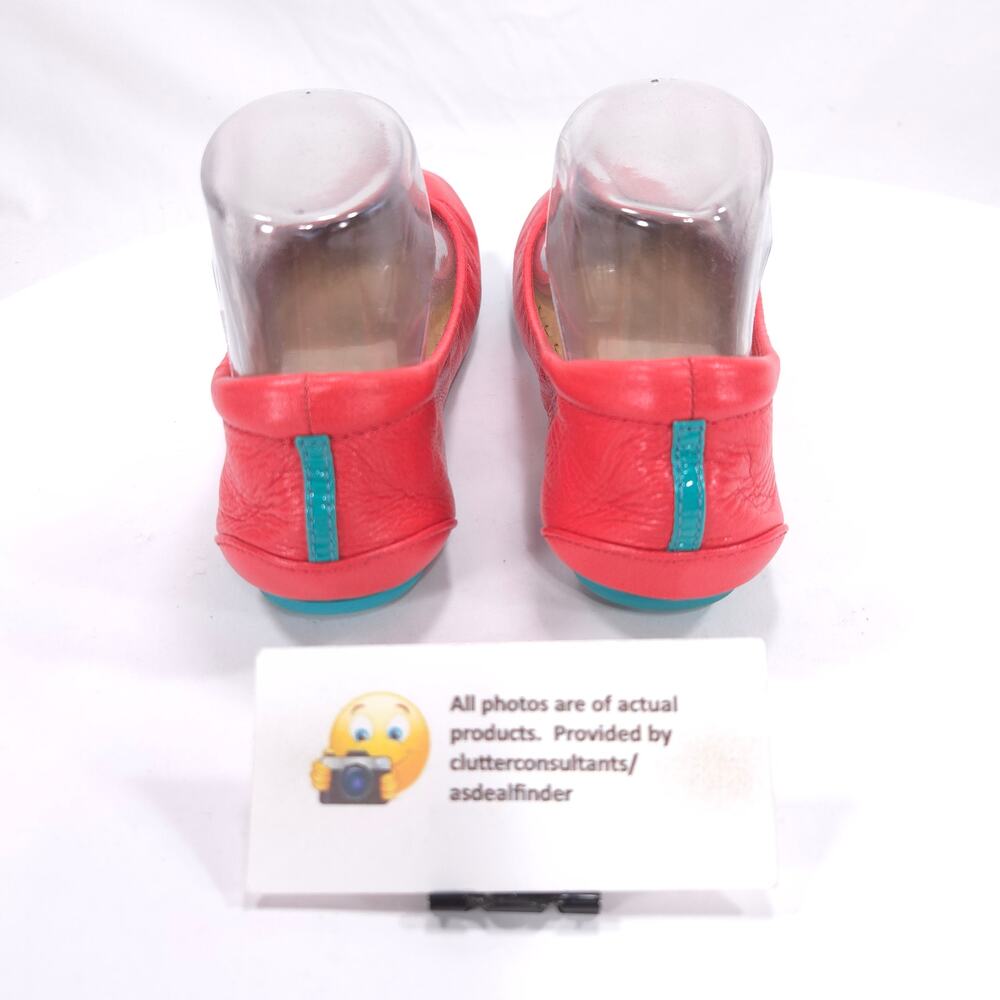 Tieks by Gavriele Slip On Ballet Flat Womens Size 7 Orange Blue - Picture 3 of 9